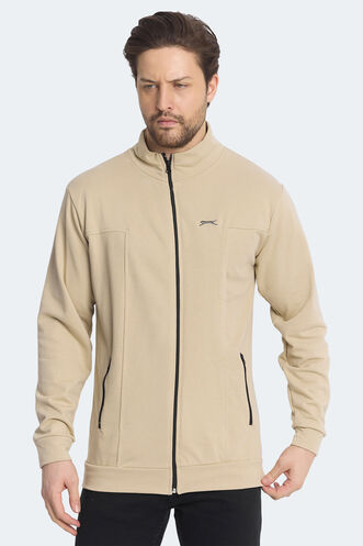 Slazenger KAGISONA Men's Sweatshirt Beige - Thumbnail
