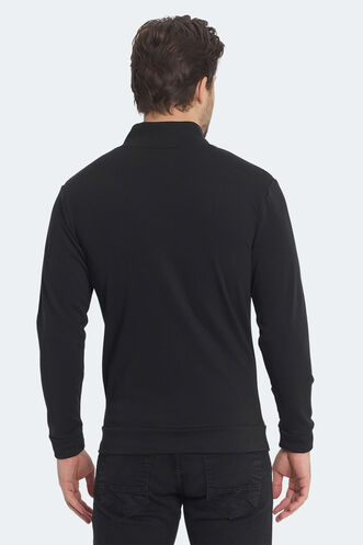 Slazenger KAGISONA Men's Sweatshirt Black - Thumbnail