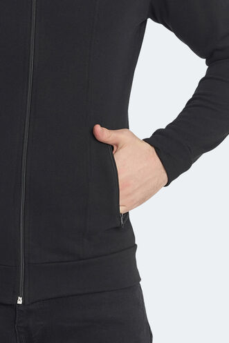 Slazenger KAGISONA Men's Sweatshirt Black - Thumbnail