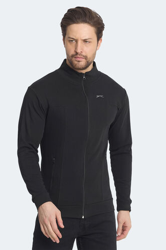 Slazenger KAGISONA Men's Sweatshirt Black - Thumbnail
