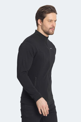 Slazenger KAGISONA Men's Sweatshirt Black - Thumbnail