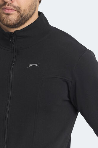 Slazenger KAGISONA Men's Sweatshirt Black - Thumbnail