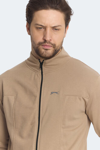 Slazenger KAGISONA Men's Sweatshirt Brown - Thumbnail