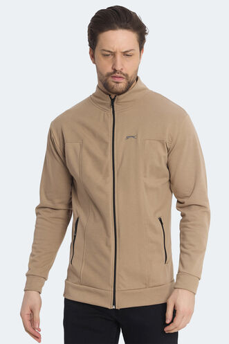 Slazenger KAGISONA Men's Sweatshirt Brown - Thumbnail
