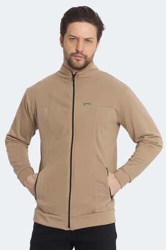 Slazenger - Slazenger KAGISONA Men's Sweatshirt Brown