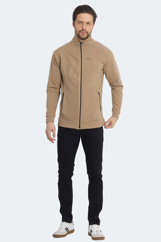 Slazenger KAGISONA Men's Sweatshirt Brown - Thumbnail