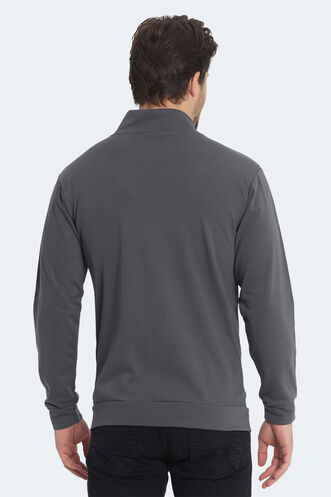 Slazenger KAGISONA Men's Sweatshirt Dark Grey - Thumbnail