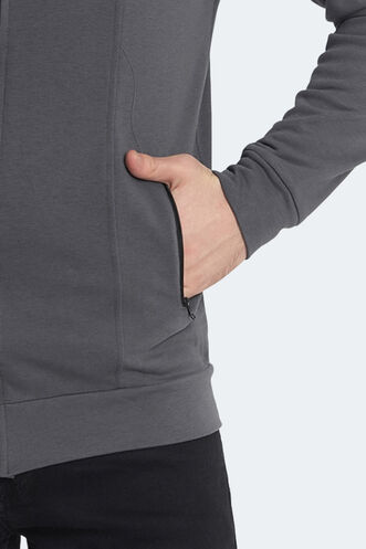 Slazenger KAGISONA Men's Sweatshirt Dark Grey - Thumbnail