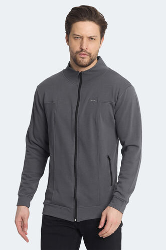 Slazenger - Slazenger KAGISONA Men's Sweatshirt Dark Grey