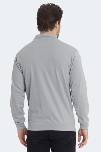 Slazenger KAGISONA Men's Sweatshirt Grey - Thumbnail