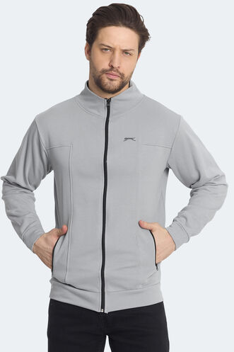 Slazenger KAGISONA Men's Sweatshirt Grey - Thumbnail