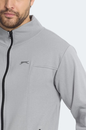 Slazenger KAGISONA Men's Sweatshirt Grey - Thumbnail