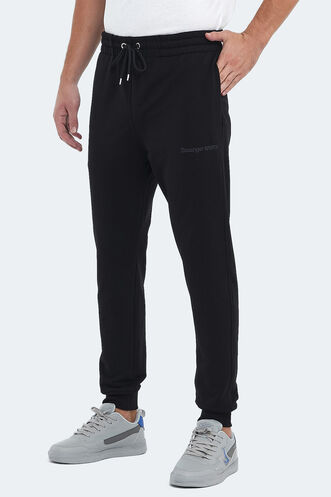Slazenger - Slazenger KAHINA Erkek Siyah Eşofman Altı