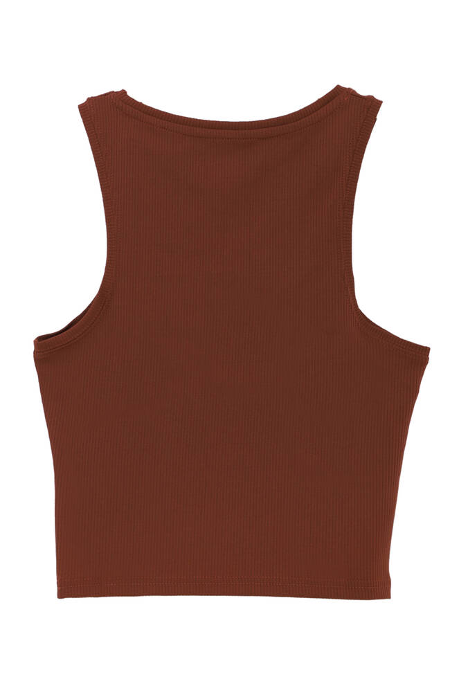 Slazenger KAIDENA Kadın Kolsuz T-Shirt Kahve