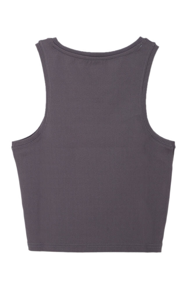 Slazenger KAIDENA Kadın Kolsuz T-Shirt Koyu Gri