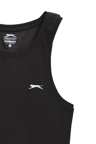 Slazenger KAIDENA Kadın Kolsuz T-Shirt Siyah - Thumbnail