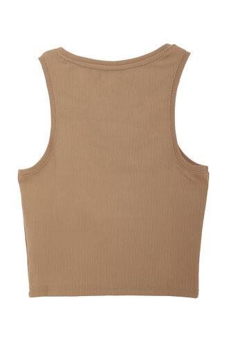 Slazenger KAIDENA Women's Sleeveless T-Shirt Beige - Thumbnail
