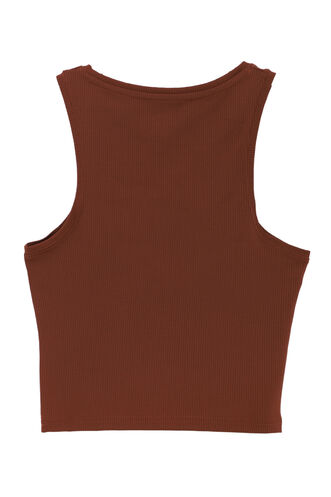 Slazenger KAIDENA Women's Sleeveless T-Shirt Brown - Thumbnail
