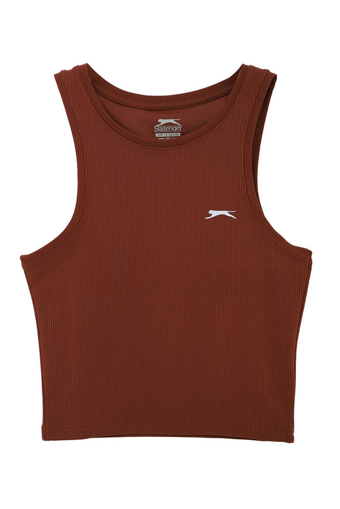 Slazenger KAIDENA Women's Sleeveless T-Shirt Brown