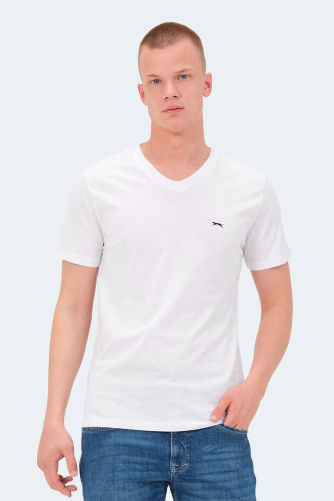 Slazenger KAIJA Erkek T-Shirt Beyaz