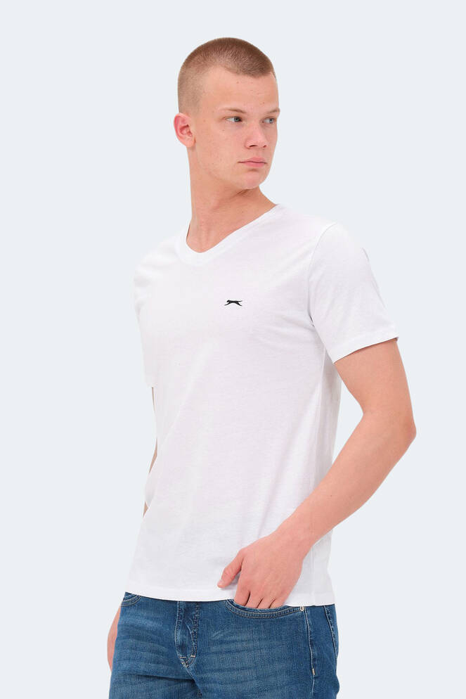 Slazenger KAIJA Erkek T-Shirt Beyaz
