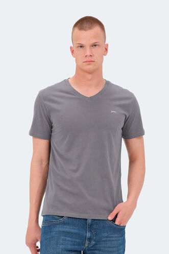 Slazenger KAIJA Erkek T-Shirt Gri - Thumbnail