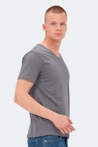 Slazenger KAIJA Erkek T-Shirt Gri - Thumbnail