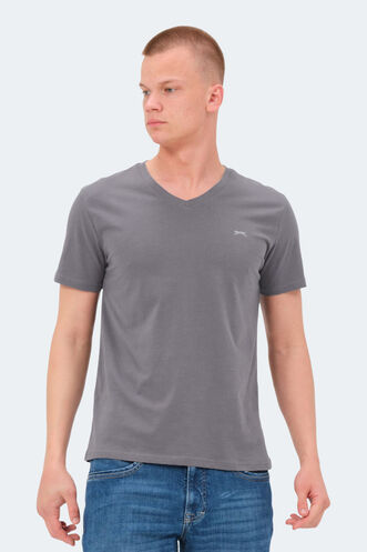 Slazenger KAIJA Erkek T-Shirt Gri - Thumbnail