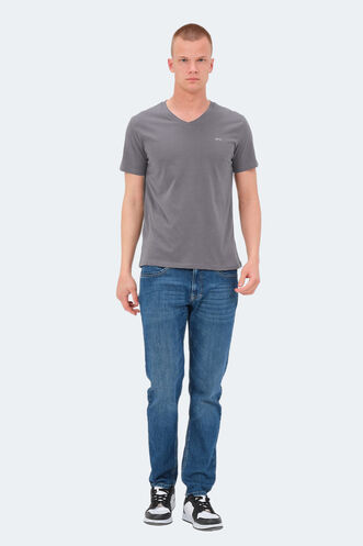 Slazenger KAIJA Erkek T-Shirt Gri - Thumbnail