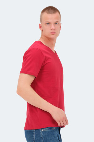 Slazenger KAIJA Erkek T-Shirt Kırmızı - Thumbnail