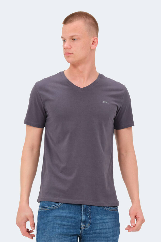 Slazenger KAIJA Erkek T-Shirt Koyu Gri