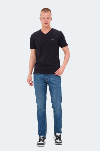 Slazenger KAIJA Erkek T-Shirt Lacivert - Thumbnail