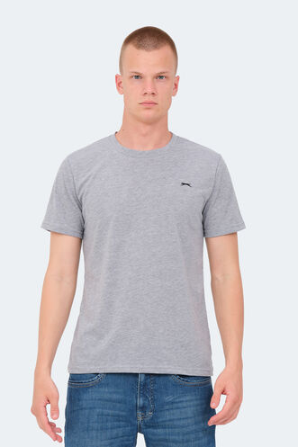 Slazenger KAIMANA Erkek T-Shirt Gri - Thumbnail