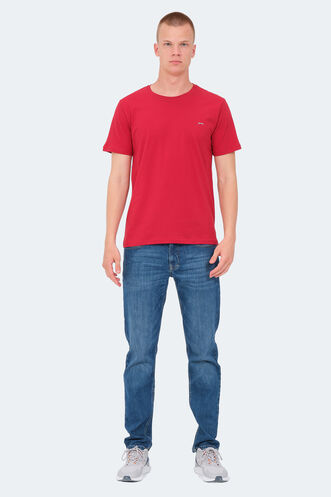 Slazenger KAIMANA Erkek T-Shirt Kırmızı - Thumbnail