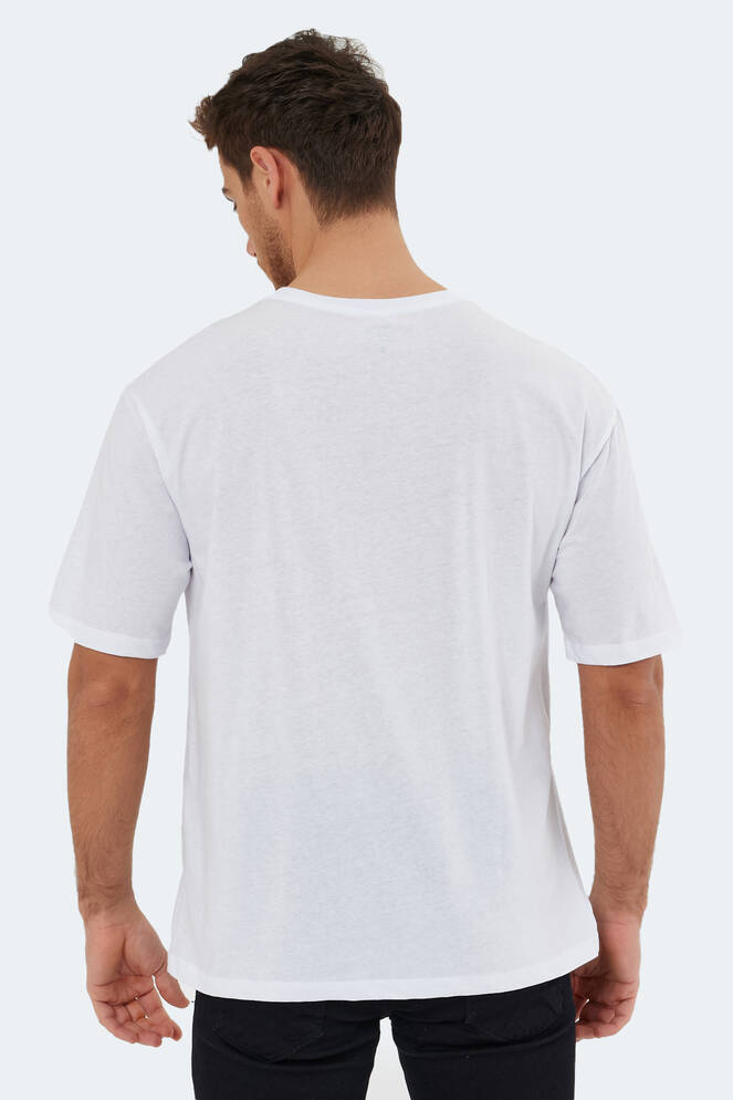 Slazenger KAISER Erkek Kısa Kollu T-Shirt Beyaz