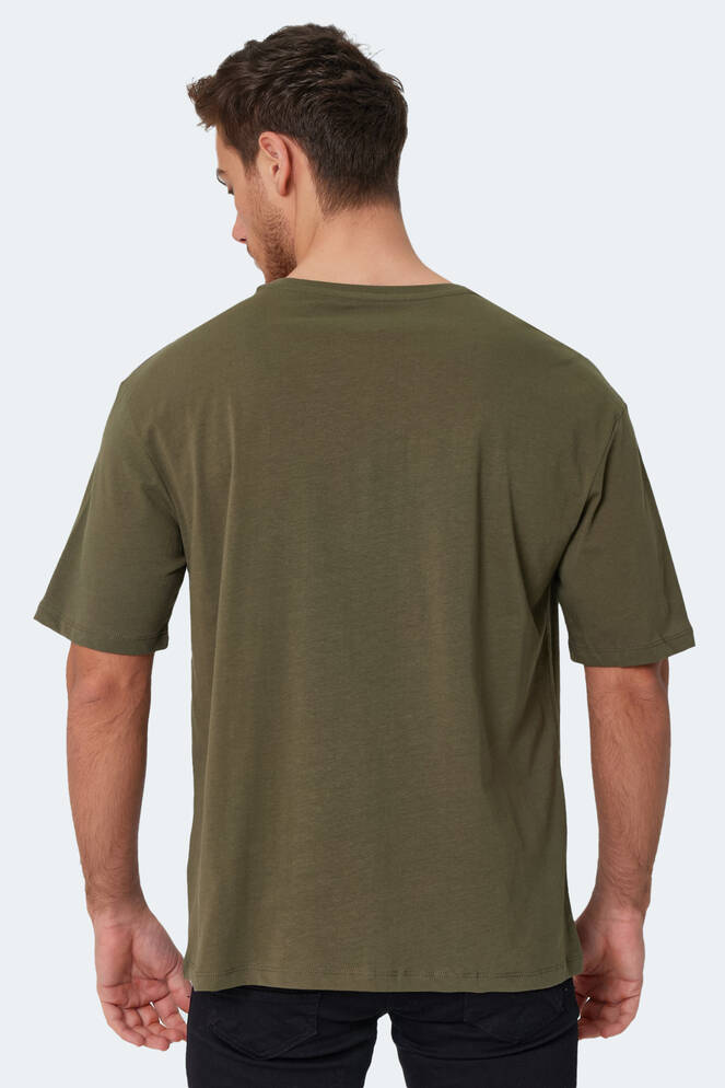 Slazenger KAISER Erkek Kısa Kollu T-Shirt Haki