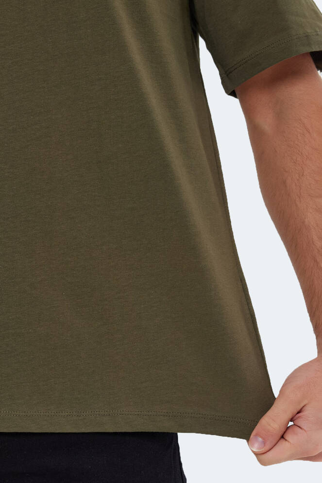 Slazenger KAISER Erkek Kısa Kollu T-Shirt Haki