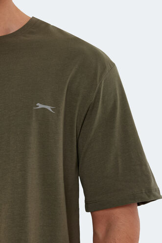 Slazenger KAISER Erkek Kısa Kollu T-Shirt Haki - Thumbnail