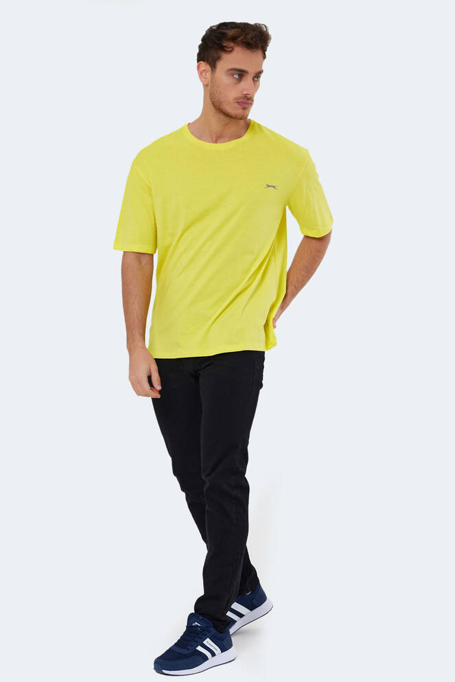 Slazenger KAISER Erkek Kısa Kollu T-Shirt Sarı