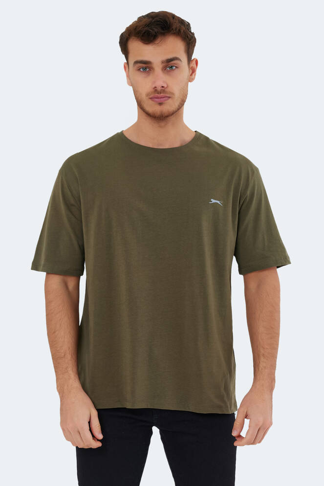 Slazenger KAISER Men's Short Sleeve T-Shirt Khaki