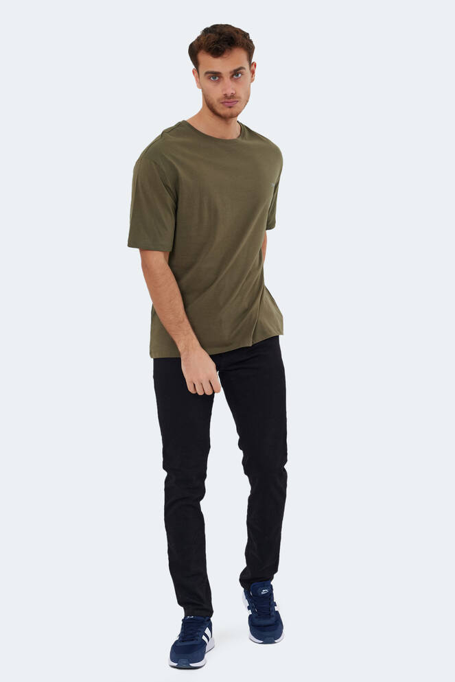 Slazenger KAISER Men's Short Sleeve T-Shirt Khaki