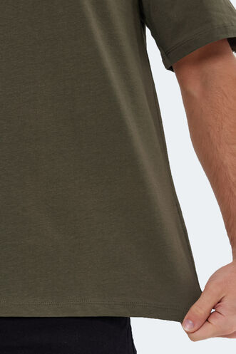 Slazenger KAISER Men's Short Sleeve T-Shirt Khaki - Thumbnail