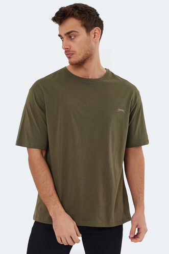 Slazenger KAISER Men's Short Sleeve T-Shirt Khaki - Thumbnail