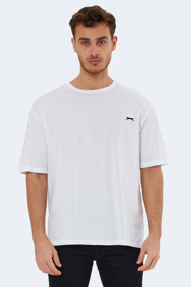Slazenger KAISER Men's Short Sleeve T-Shirt White