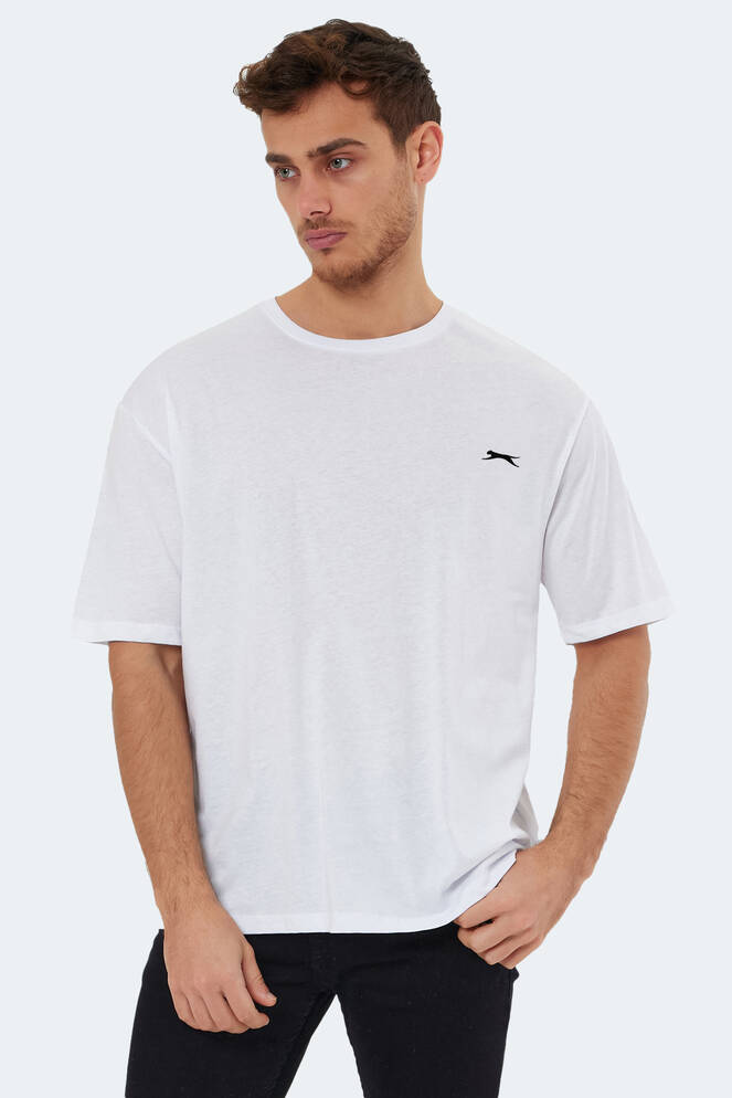 Slazenger KAISER Men's Short Sleeve T-Shirt White