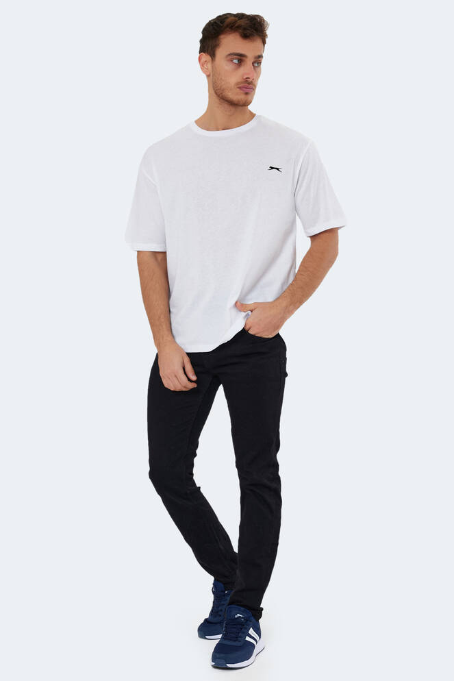 Slazenger KAISER Men's Short Sleeve T-Shirt White