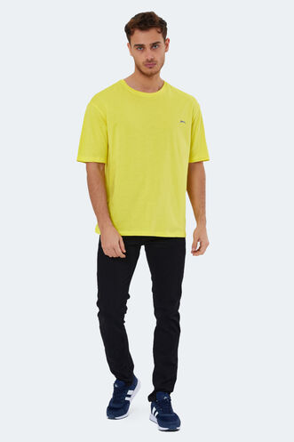 Slazenger KAISER Men's Short Sleeve T-Shirt Yellow - Thumbnail