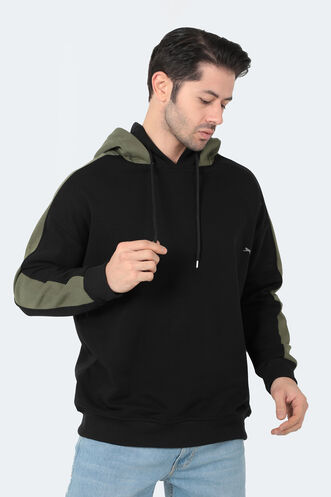 Slazenger KALEA Erkek Sweatshirt Siyah - Thumbnail