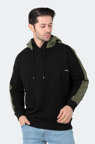 Slazenger KALEA Erkek Sweatshirt Siyah - Thumbnail