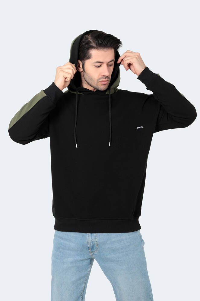 Slazenger KALEA Erkek Sweatshirt Siyah
